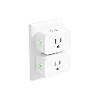 BXST Smart Plug, WiFi Smart Plugs Work with Alexa and Google Home, 15A/1800W