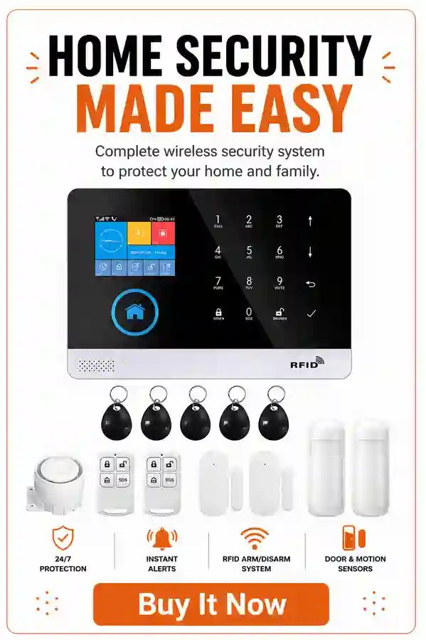 Wireless Home Alarm Security System