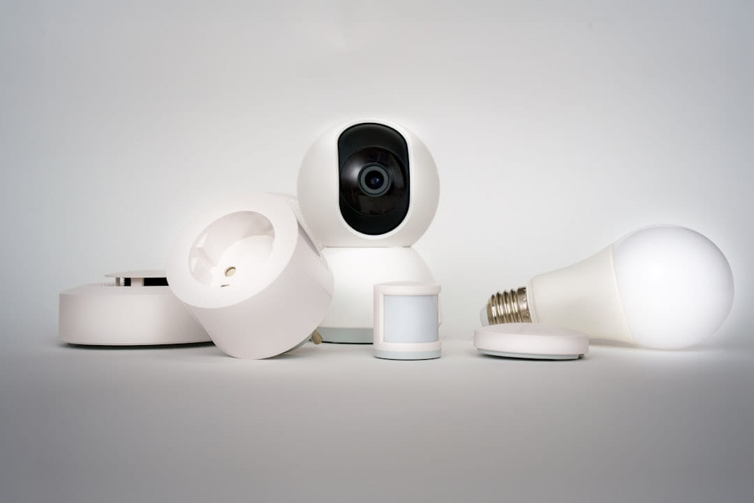A group of electronic devices sitting on top of a table on Affordable Smart Living